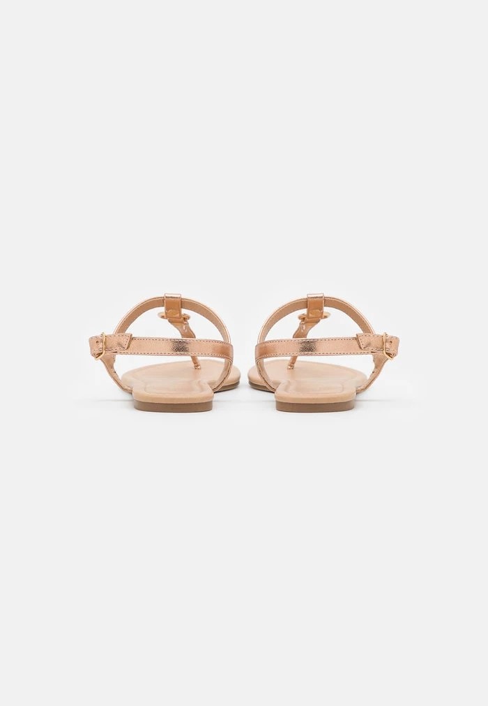 Sandale ANNA FIELD Anna Field T-bar Sandals Rose Doré Femme | PZO-9216271